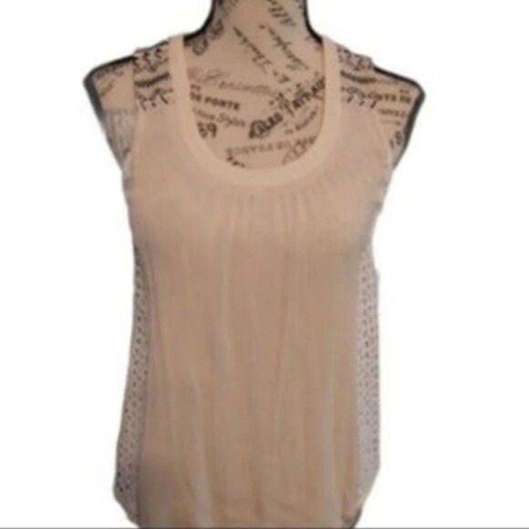 Miss me Sleeveless top Xs Boho Cream Feminine Beachy - Picture 1 of 5